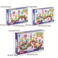 DIY Garden Building Blocks Set Girls Toy
