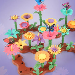 DIY Garden Building Blocks Set Girls Toy