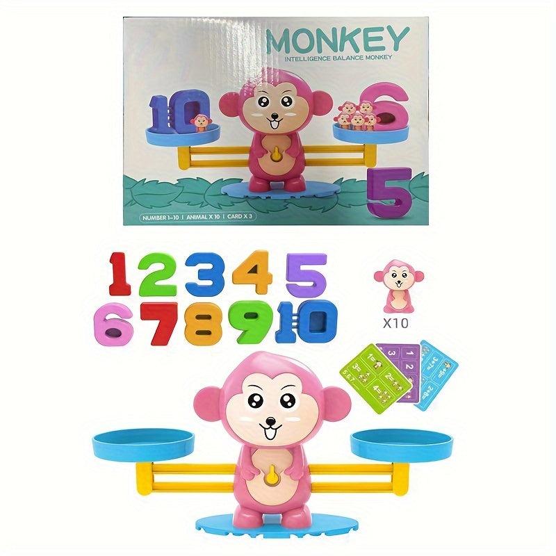 Number Monkey Balance Scale Educational Montessori Toys
