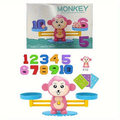 Number Monkey Balance Scale Educational Montessori Toys