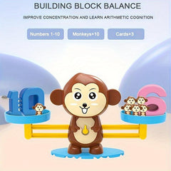 Number Monkey Balance Scale Educational Montessori Toys