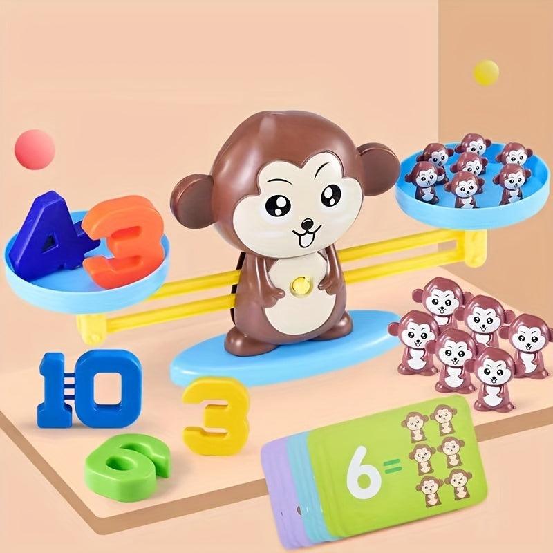 Number Monkey Balance Scale Educational Montessori Toys
