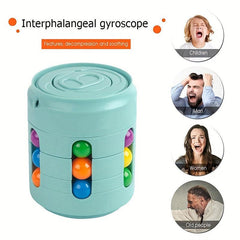 Finger Rotating Roller Ball Decompression Fidget Spinner