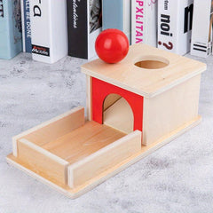 Wooden Montessori Coin Pitching Box Toy