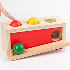 Wooden Montessori Coin Pitching Box Toy
