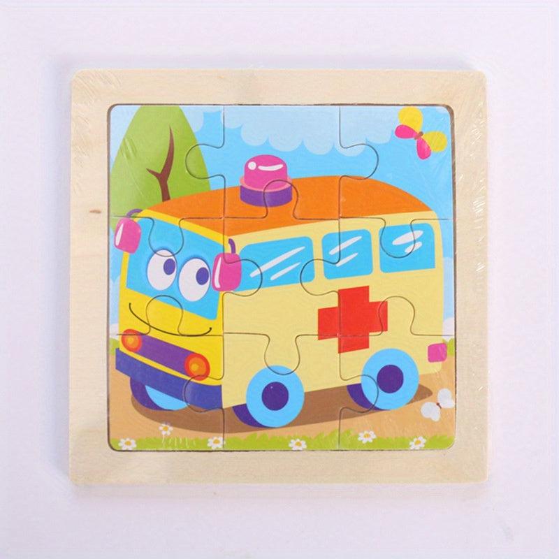 Kids Jigsaw Puzzle Set - Toddler Educational Toy