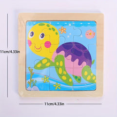 Kids Jigsaw Puzzle Set - Toddler Educational Toy