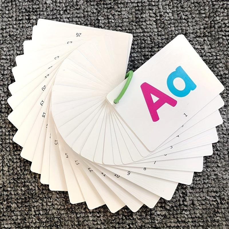 Alphabet Fun Cards Toy Educational Learning Uppercase Lowercase Letters Gift