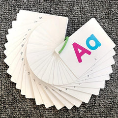 Alphabet Fun Cards Toy Educational Learning Uppercase Lowercase Letters Gift