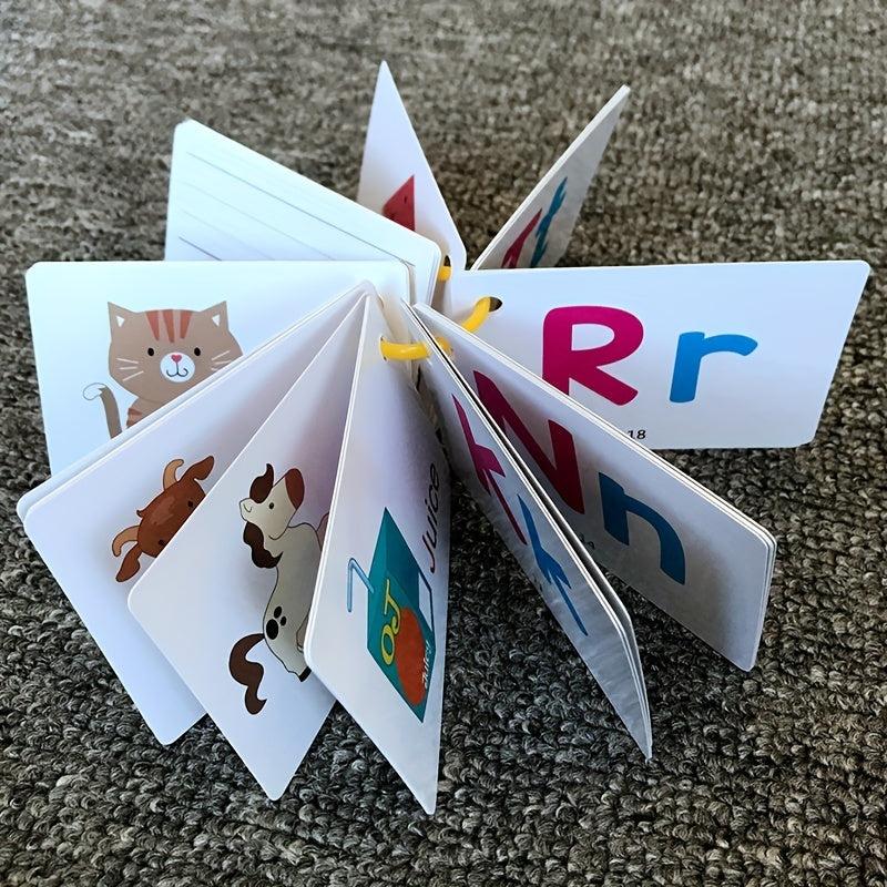 Alphabet Fun Cards Toy Educational Learning Uppercase Lowercase Letters Gift
