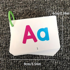 Alphabet Fun Cards Toy Educational Learning Uppercase Lowercase Letters Gift