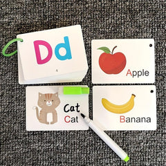 Alphabet Fun Cards Toy Educational Learning Uppercase Lowercase Letters Gift