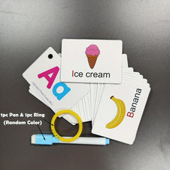 Alphabet Fun Cards Toy Educational Learning Uppercase Lowercase Letters Gift
