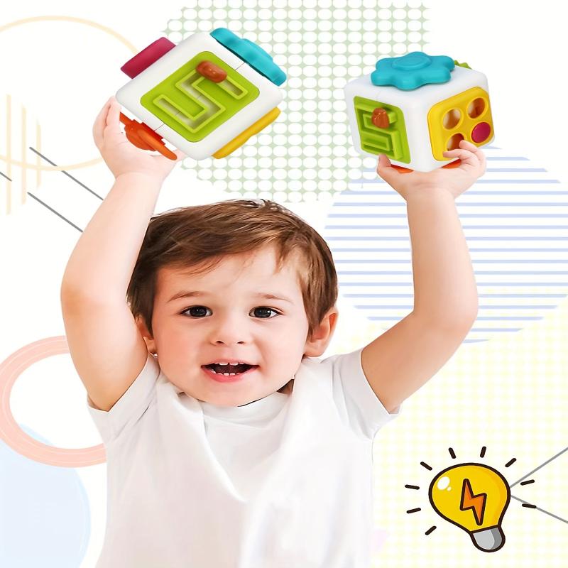 Activity Cube Baby Sensory Learning Toys
