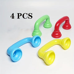 4pcs Phone Receiver Reading Tool Set for Improved Fluency & Spelling Skills