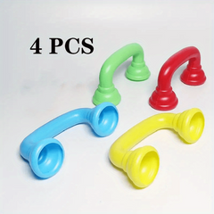 4pcs Phone Receiver Reading Tool Set for Improved Fluency & Spelling Skills