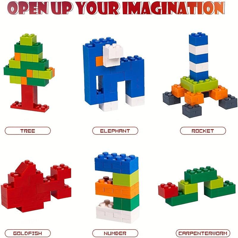 68pc Building Block Toy Set DIY Educational Classic Blocks for Toddlers
