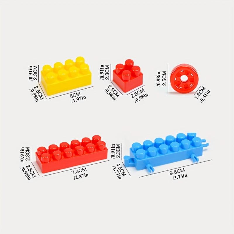 68pc Building Block Toy Set DIY Educational Classic Blocks for Toddlers