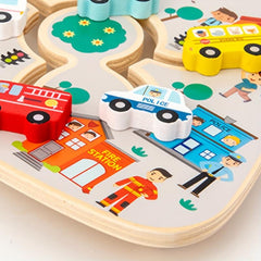 Montessori Car Matching Game Puzzle Toddler Activities