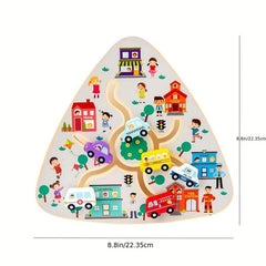 Montessori Car Matching Game Puzzle Toddler Activities