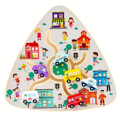 Montessori Car Matching Game Puzzle Toddler Activities