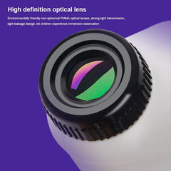 Kids Pocket Microscope LED Light 60X 120X Toy Gift Halloween Christmas