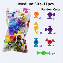 Colorful Sucker Toys Kit for Kids Playtime