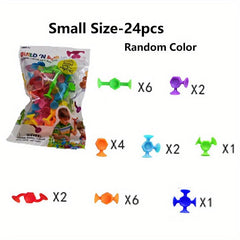 Colorful Sucker Toys Kit for Kids Playtime