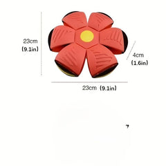 Elastic Deformed Flying Saucer Ball Outdoor Toy
