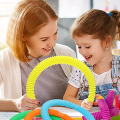 4PCS Pop Tubes Sensory Toys for Kids with ADHD & Autism