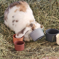 8pcs Bunny Stacking Cups Rabbit Toys Multicolor Hide Food Play With Rabbits