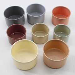 8pcs Bunny Stacking Cups Rabbit Toys Multicolor Hide Food Play With Rabbits