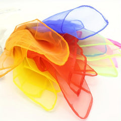 7pcs Montessori Dance Silk Sensory Toys with Cloth Bag for Kids