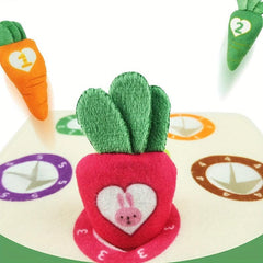 Plush Pulling Carrot Toy for Infants and Toddlers
