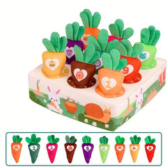 Plush Pulling Carrot Toy for Infants and Toddlers