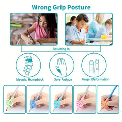 4pcs Pencil Grips For Kids Handwriting Silicone Writing Aids