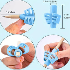 4pcs Pencil Grips For Kids Handwriting Silicone Writing Aids
