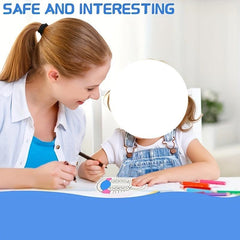 2pcs Educational Ropes Painting Puzzles Stringing Exercises Bow Drawing Toys