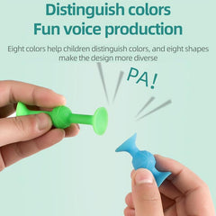 Kids Suction Stick Interactive Cup Dart Building Blocks Toy