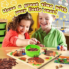 Hedgehog Stick Game Hand Fine Motor Sensory Training Teaching Aids Toys
