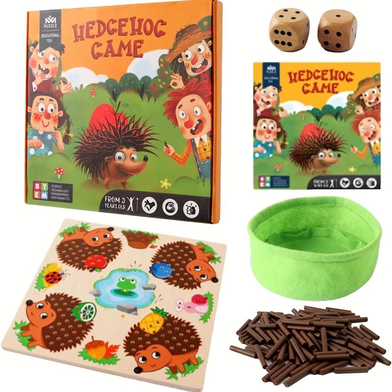 Hedgehog Stick Game Hand Fine Motor Sensory Training Teaching Aids Toys