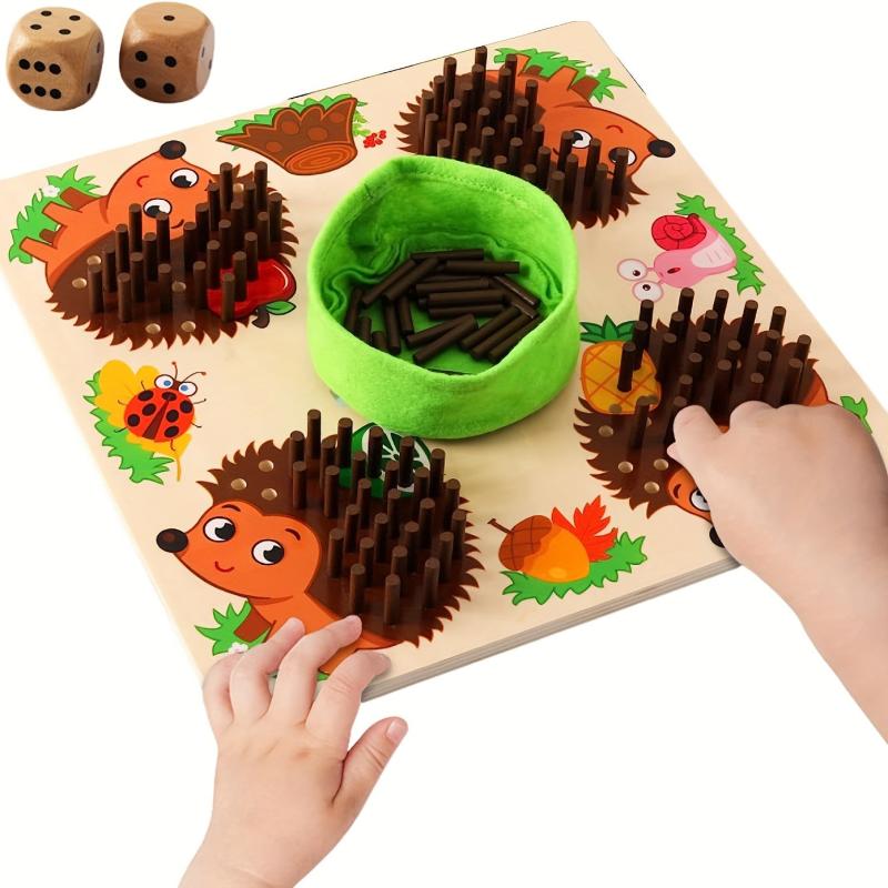 Hedgehog Stick Game Hand Fine Motor Sensory Training Teaching Aids Toys
