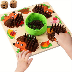 Hedgehog Stick Game Hand Fine Motor Sensory Training Teaching Aids Toys