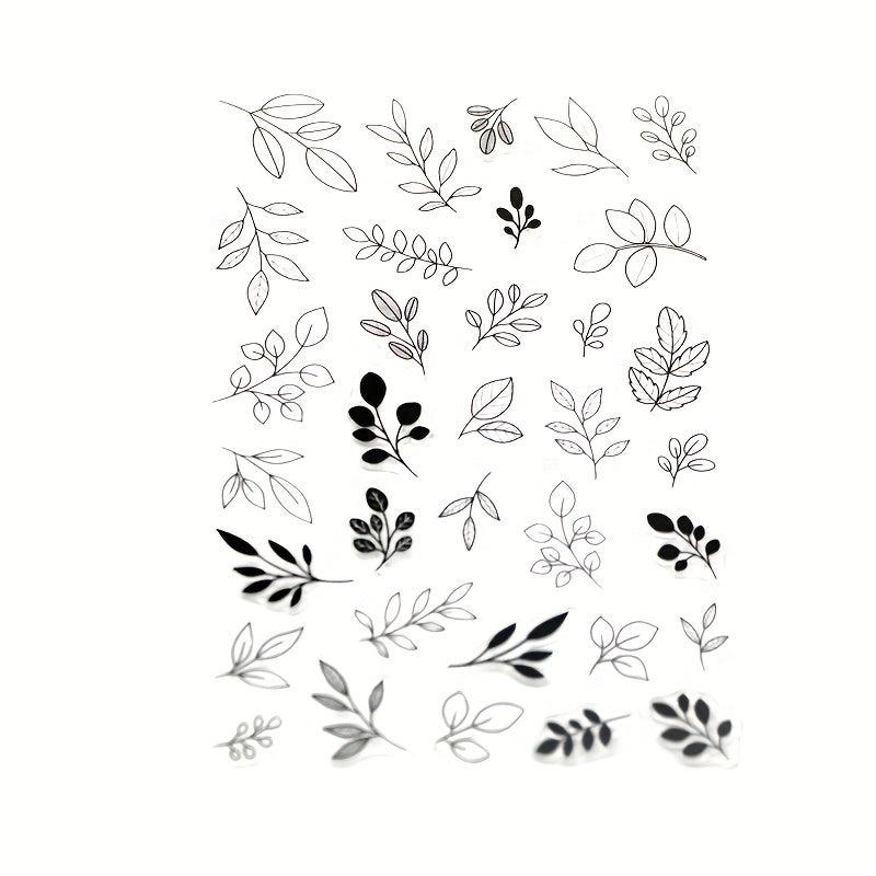 Leaf DIY Silicone Transparent Stamp
