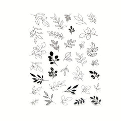Leaf DIY Silicone Transparent Stamp