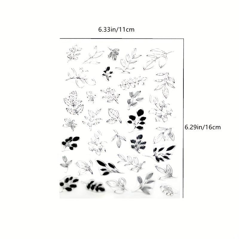 Leaf DIY Silicone Transparent Stamp