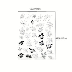 Leaf DIY Silicone Transparent Stamp