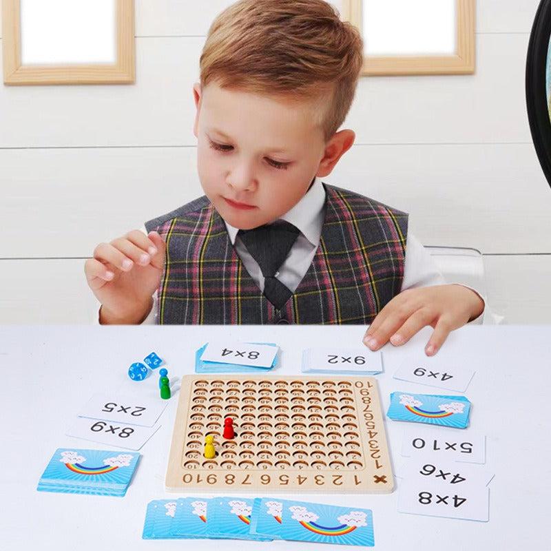 Montessori Multiplication Wooden Board Game Educational Toy