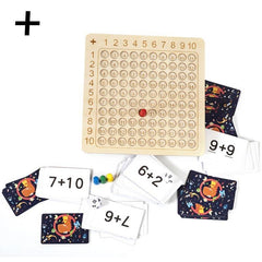 Montessori Multiplication Wooden Board Game Educational Toy