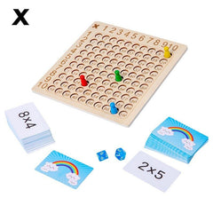 Montessori Multiplication Wooden Board Game Educational Toy
